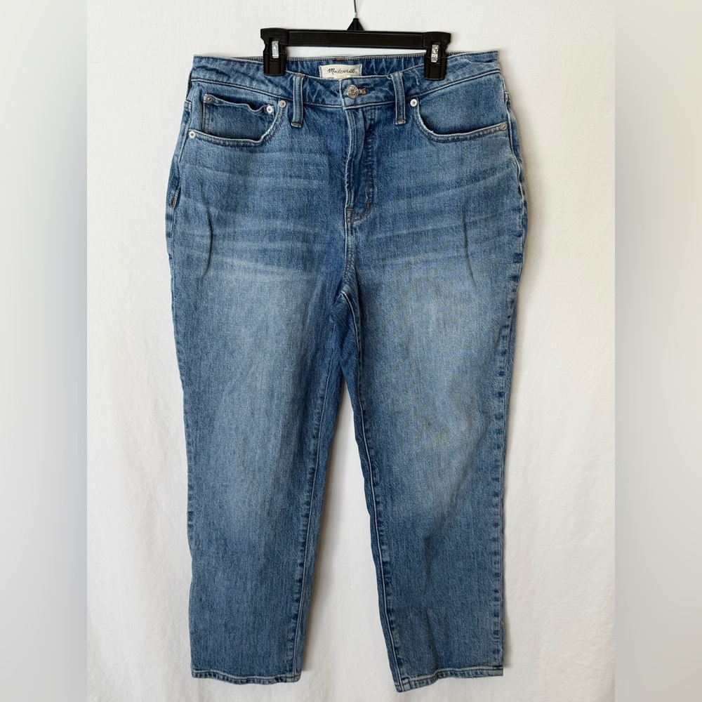 madewell The curvy perfect vintage jeans blue straight leg 30P women’s